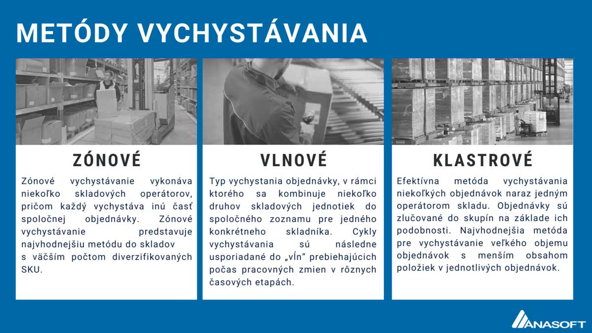 vychystávanie riadenie skladu riadenie logistiky zásobovanie